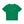 Grass Green Reflective Trim Athletic T Shirt laid flat, front view with reflective strips near the collar