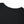 Back neckline detail of the black reflective trim gym tee, narrow collar seen from behind