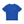 Colorful Blue Reflective Trim Athletic T Shirt laid flat, front view in bright royal blue with CYBER logo