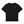 Black Regular Fit Athletic T Shirt laid flat, front view with the small white CYBER logo on the chest