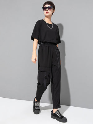 Relaxed Fit Cargo Pants For Women