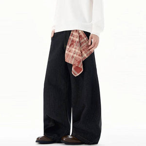 Removable Handkerchief Y2K Jeans