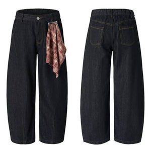 Removable Handkerchief Y2K Jeans