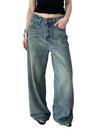 Retro Blue Y2K Jeans Women's