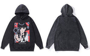 Retro Comics Y2k hoodie