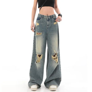 Retro Cut Out Pants