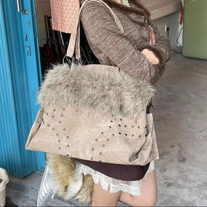 Retro Fluffy Y2k Purse