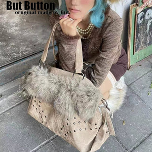 Retro Fluffy Y2k Purse