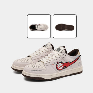 Retro Gray Y2K Shoes