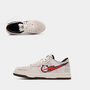 Retro Gray Y2K Shoes