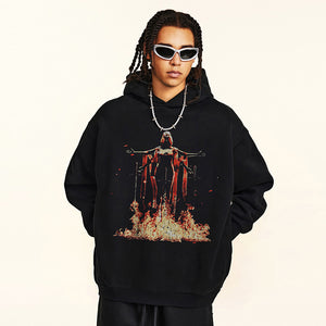 Retro Hip Hop Hoodie Y2K