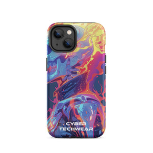 Retro iPhone cases blue