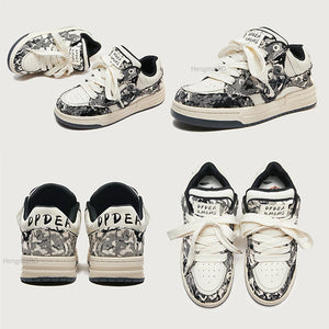 Retro Leather Shoes Y2K