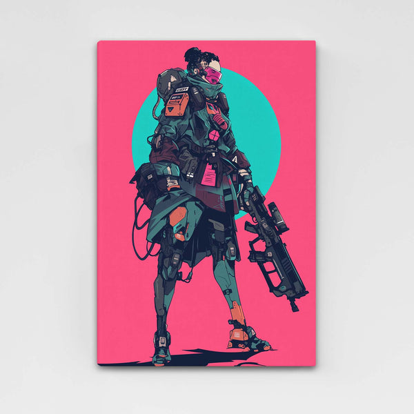 Retro-Modern Futuristic Cyberpunk Art