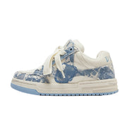 Chaussures en cuir rétro style Y2K