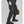 Retro PU leather techwear boots worn with dark trousers, styling shot