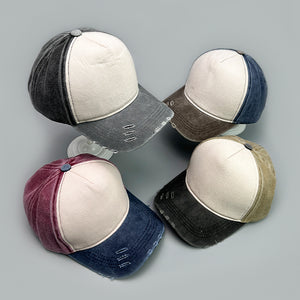 Retro Solid Baseball Hats New Y2K
