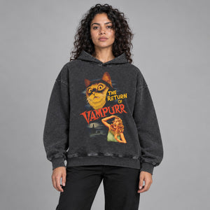 Retro Y2k Hoodie Harajuku – worn by a woman
