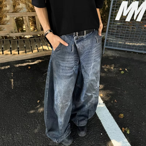 Reverse Waist Y2k Jeans Baggy