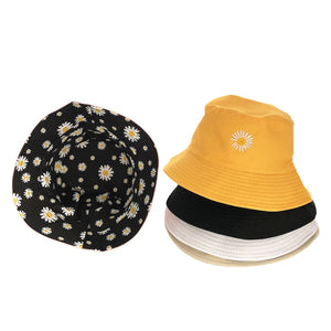 Reversible Little Daisies Bucket Hats