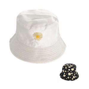 Reversible Little Daisies Bucket Hats