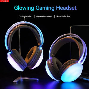 RGB Cat Ear Cyberpunk Headphones — photo 1