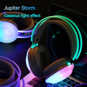 RGB Cat Ear Cyberpunk Headphones — photo 3