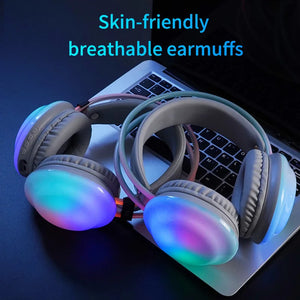 RGB Cat Ear Cyberpunk Headphones — photo 4