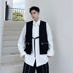 Ribbon Adjustable Cargo Vest