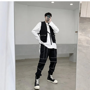 Ribbon Adjustable Cargo Vest