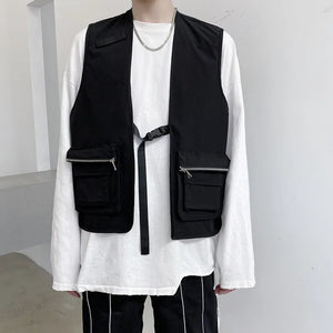 Ribbon Adjustable Cargo Vest