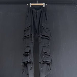 Ribbon Cyberpunk Pants Casual