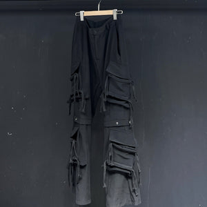 Ribbon Cyberpunk Pants Casual