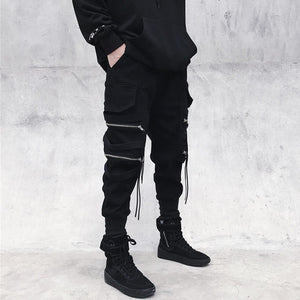 Ribbon Cyberpunk Pants Techwear