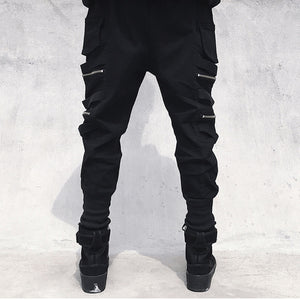 Ribbon Cyberpunk Pants Techwear