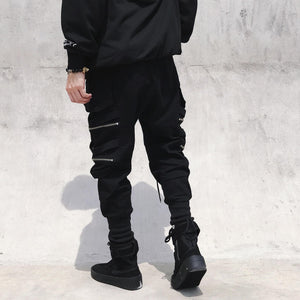 Ribbon Cyberpunk Pants Techwear