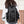 Black tactical techwear backpack with ribbon detailing, 20 to 35 litres