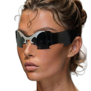 Lunettes de soleil cyberpunk sans monture 