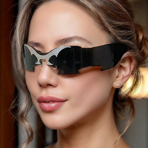 Rimless Cyberpunk Sunglasses