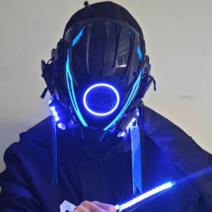 Ring Light Cyberpunk Helmet — photo 2
