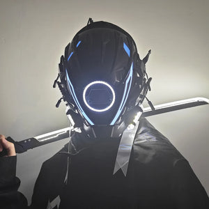Ring Light Cyberpunk Helmet — photo 3