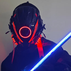 Ring Light Cyberpunk Helmet — photo 4