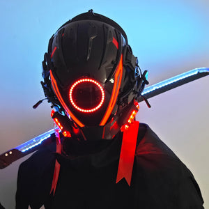 Ring Light Cyberpunk Helmet — photo 5