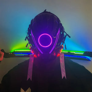 Ring Light Cyberpunk Helmet — photo 6