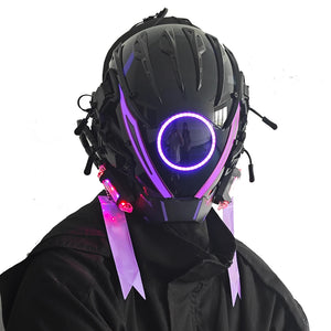 Ring Light Cyberpunk Helmet — photo 7