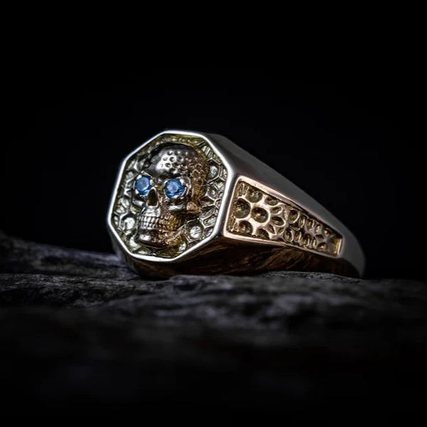 Ring Skull Gold