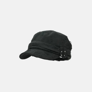 2025 Vintage Ripped Hole Hip Hop Punk Flat Cap Man Korean Fashion Rivet Distressed Hats For Woman
