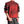 Red riveted strap cyberpunk shirt with black sleeve bands
