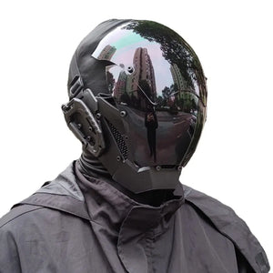 Robocop Visor Cyberpunk Helmet — photo 4