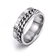 Anillo Techwear Cadena Romana